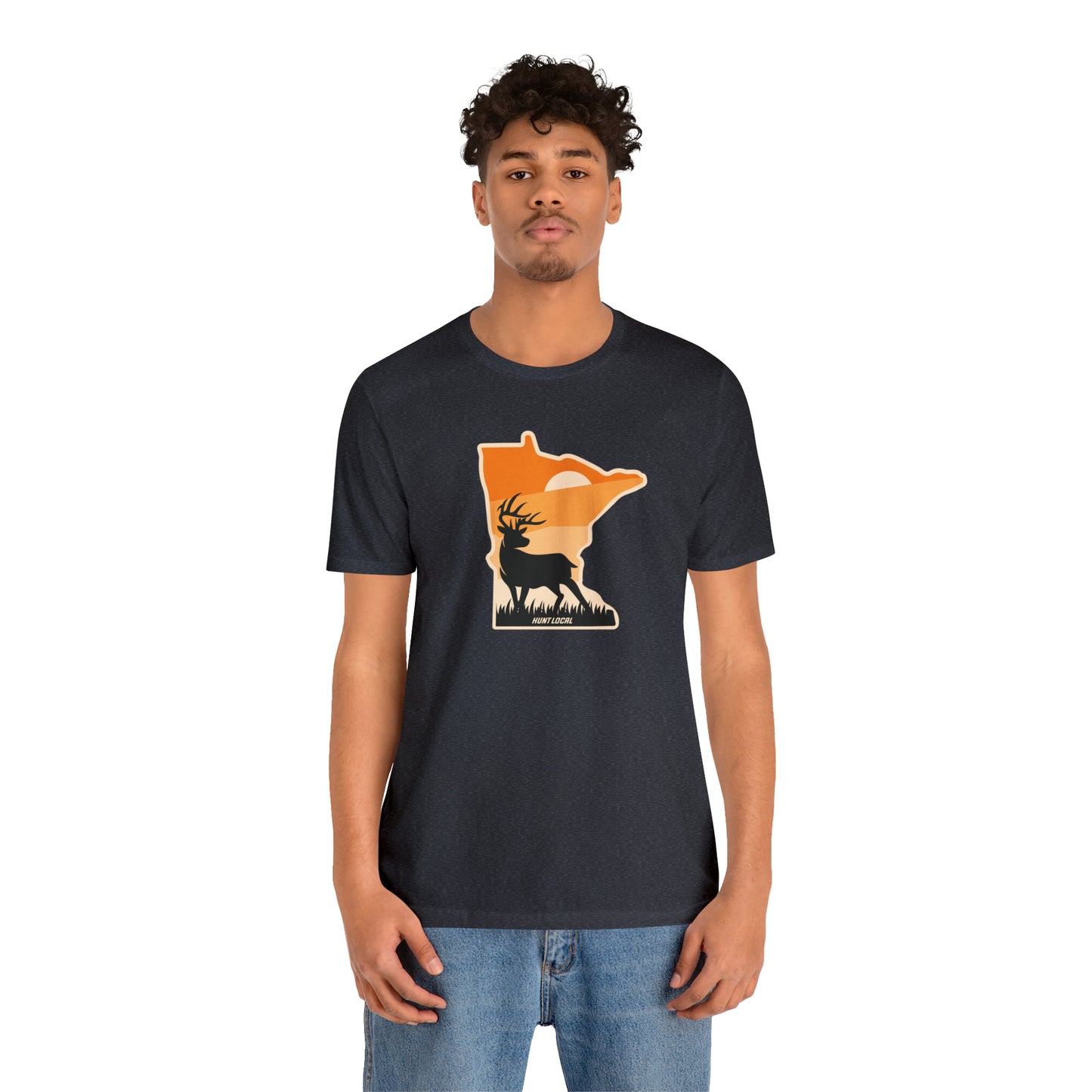 Minnesota - Sunset Buck Front Tee