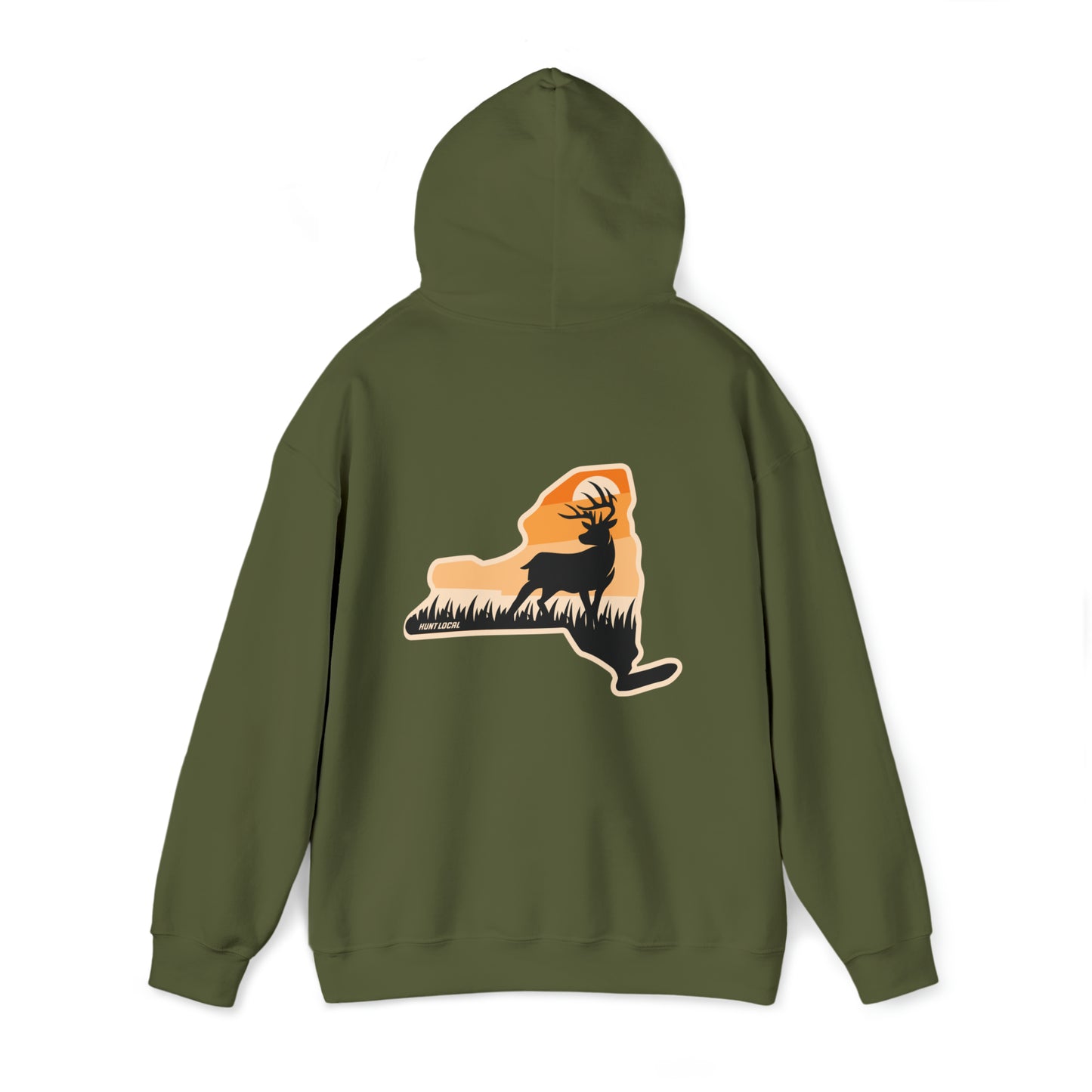 New York - Sunset Buck Hoodie (back)