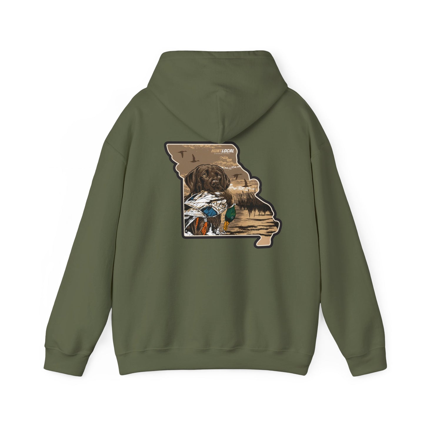Missouri - Sunset Waterfowl Hoodie (back)
