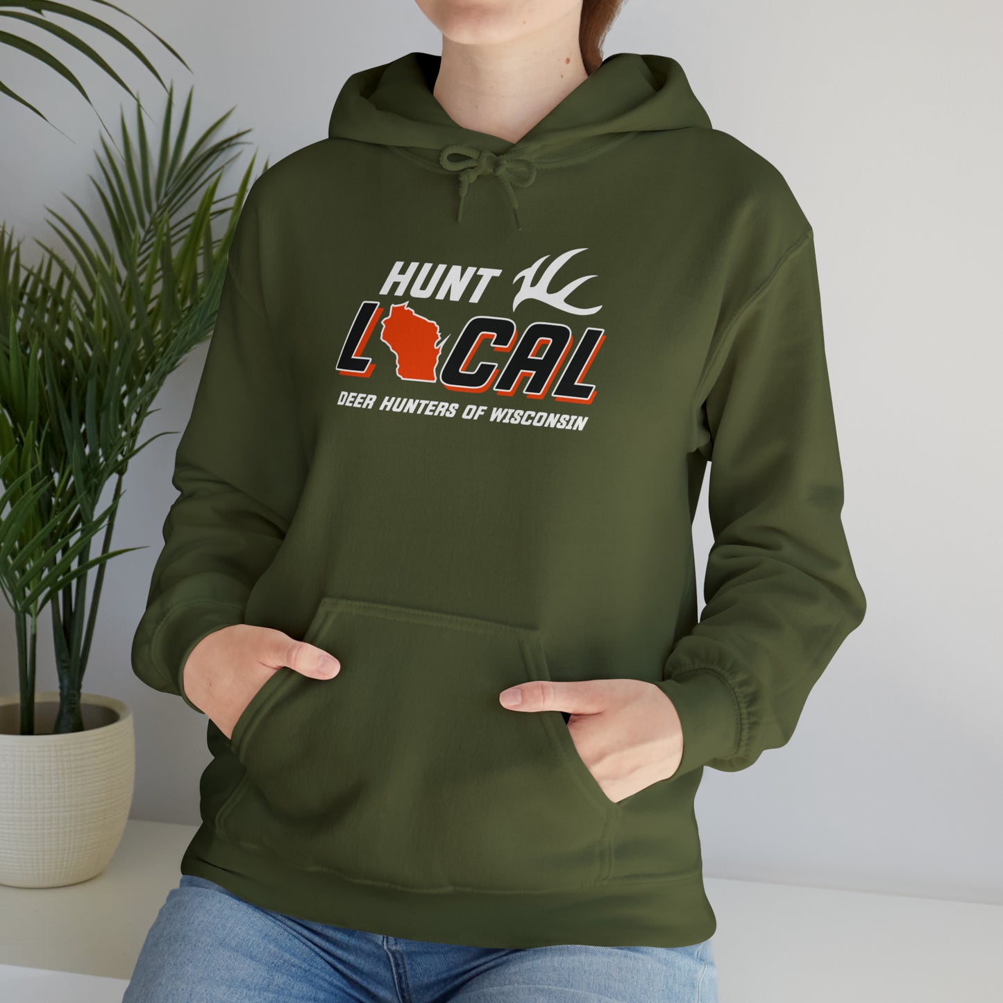 Wisconsin - Hunt Local Buck Hoodie