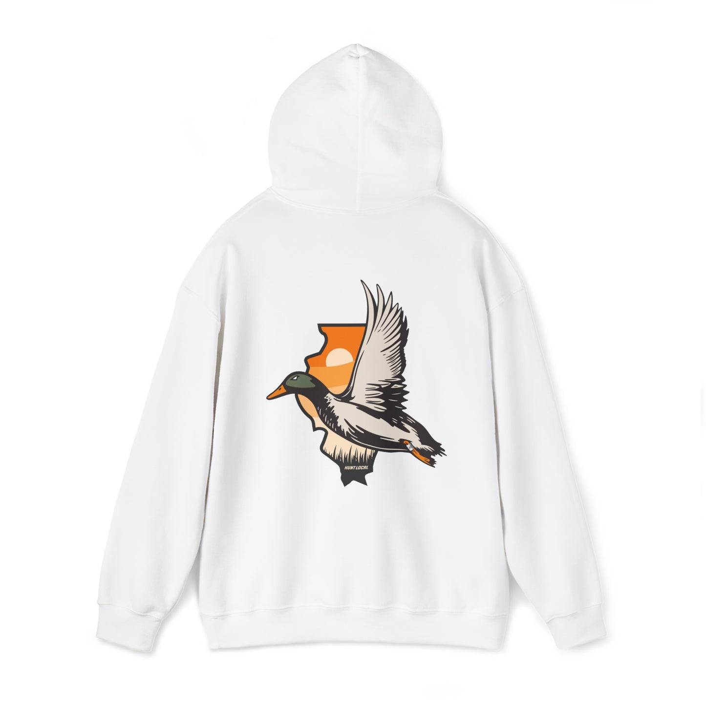 Illinois - Sunset Waterfowl Hoodie (back)