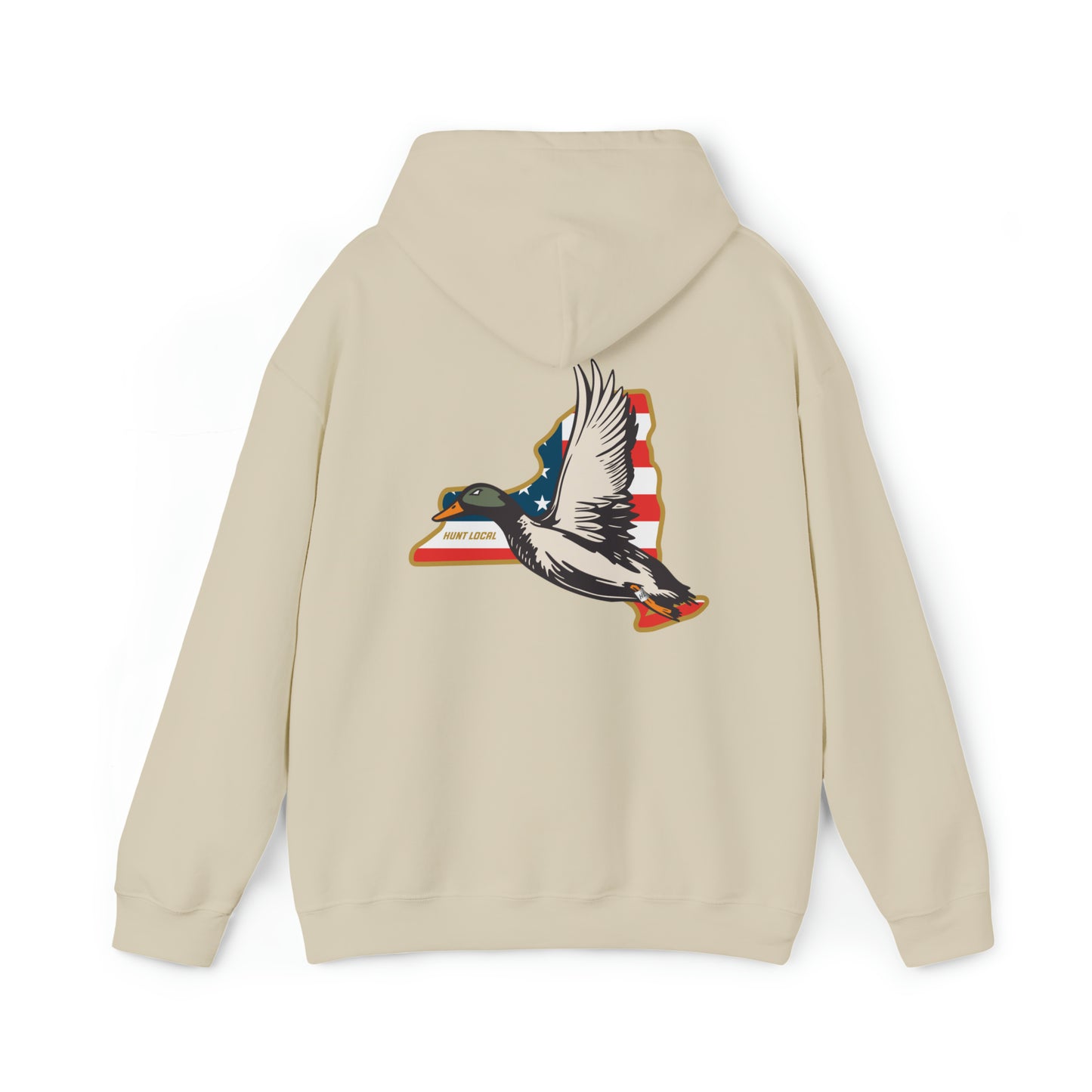 New York - USA Waterfowl Hoodie (back)