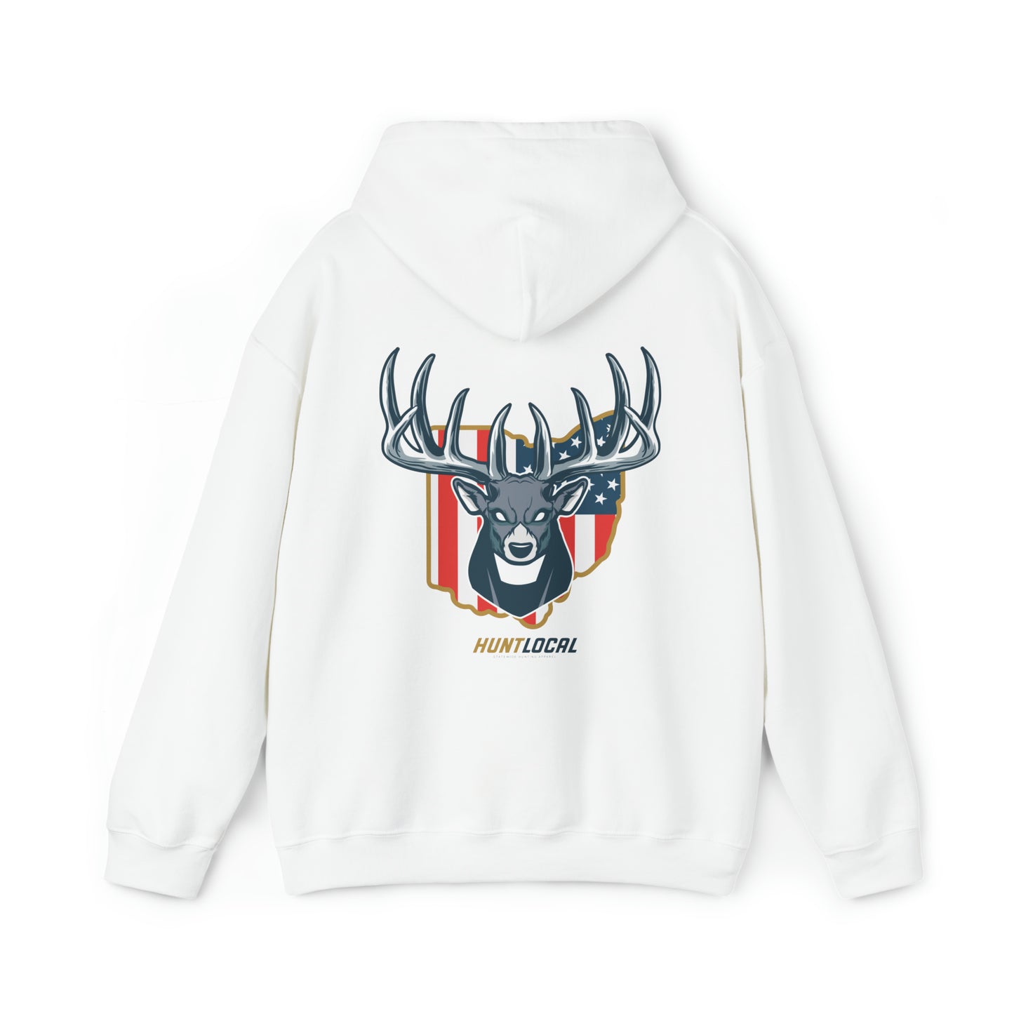 Ohio - USA Buck Hoodie (back)