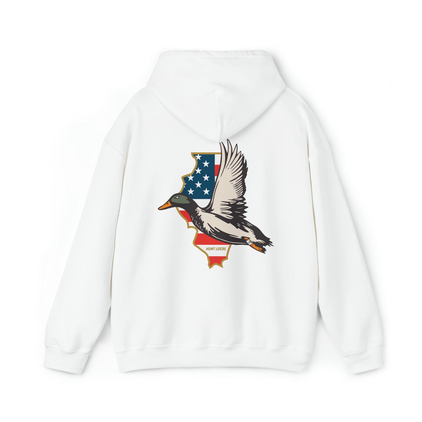 Illinois - USA Waterfowl Hoodie (back)