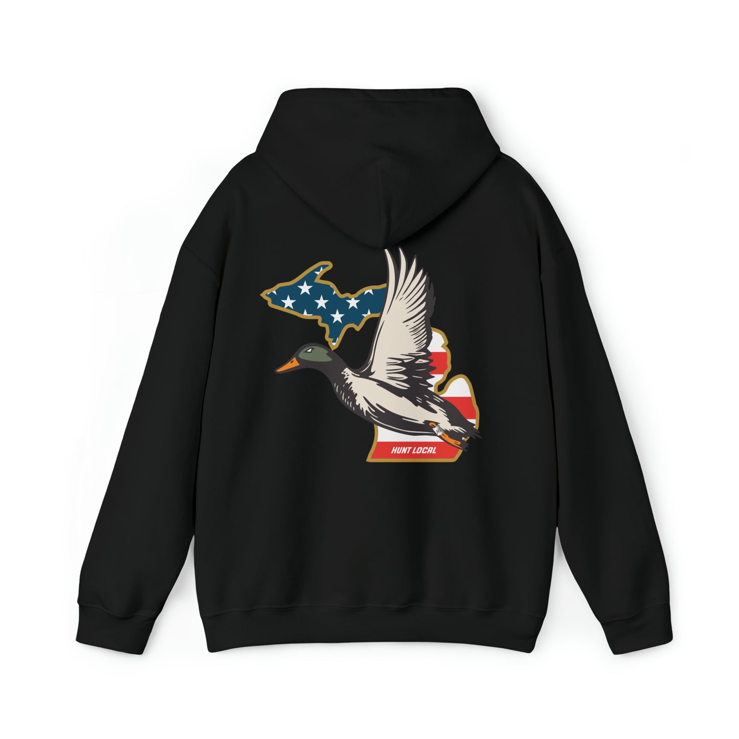 Michigan - USA Waterfowl Hoodie (back)