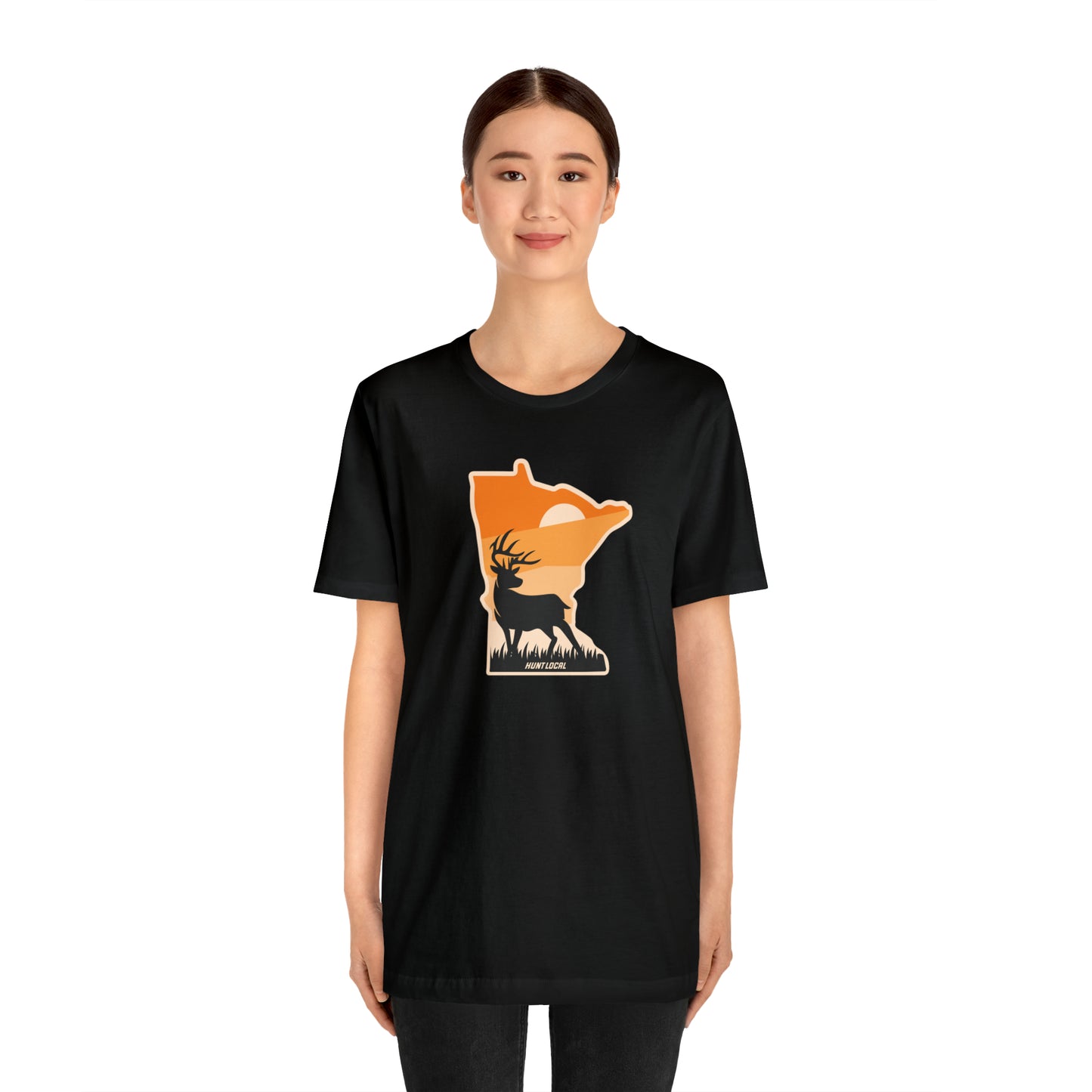 Minnesota - Sunset Buck Front Tee