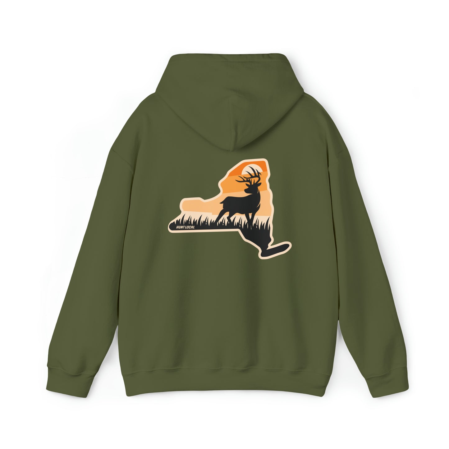 New York - Sunset Buck Hoodie (back)