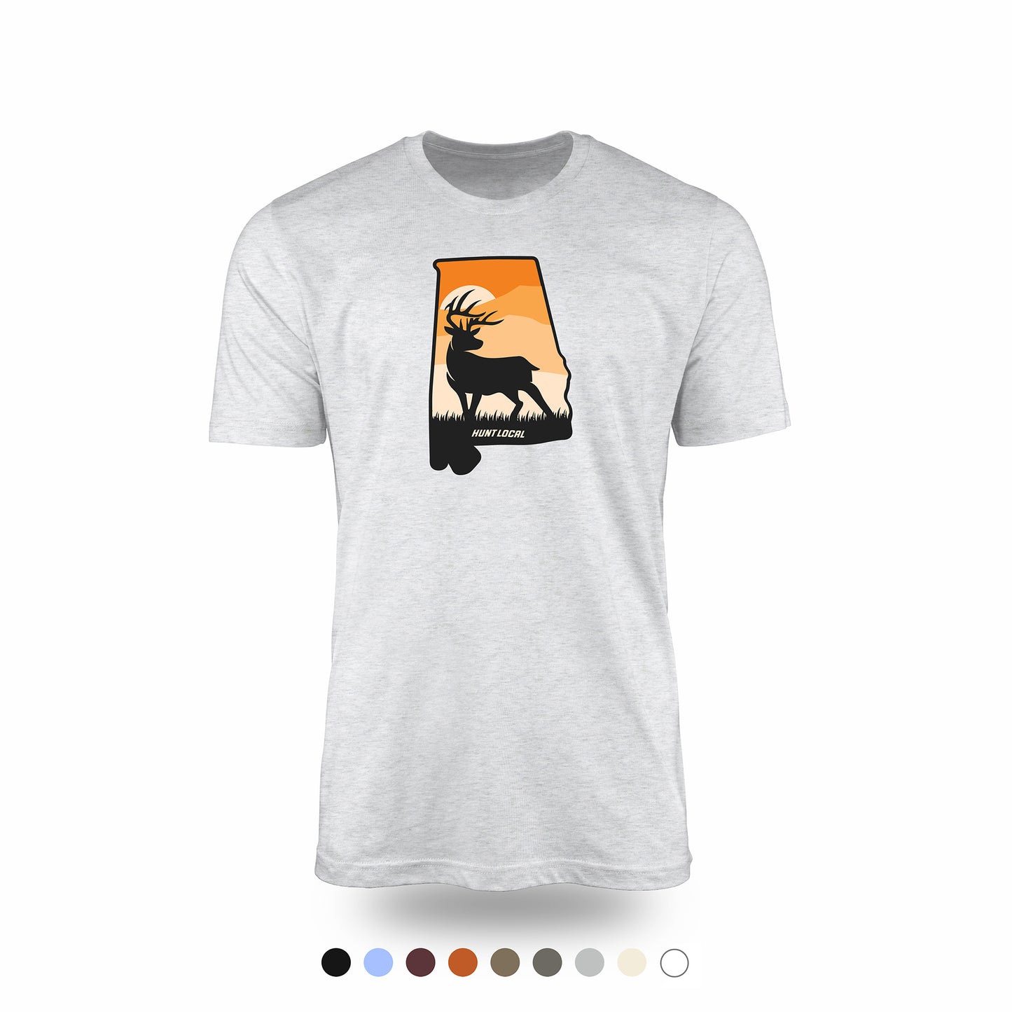 Alabama - Sunset Buck Front Tee