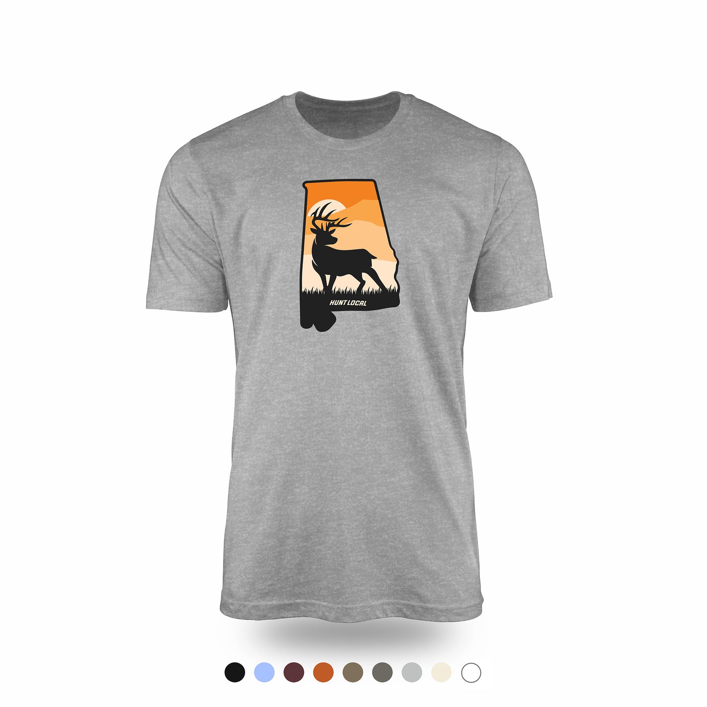 Alabama - Sunset Buck Front Tee