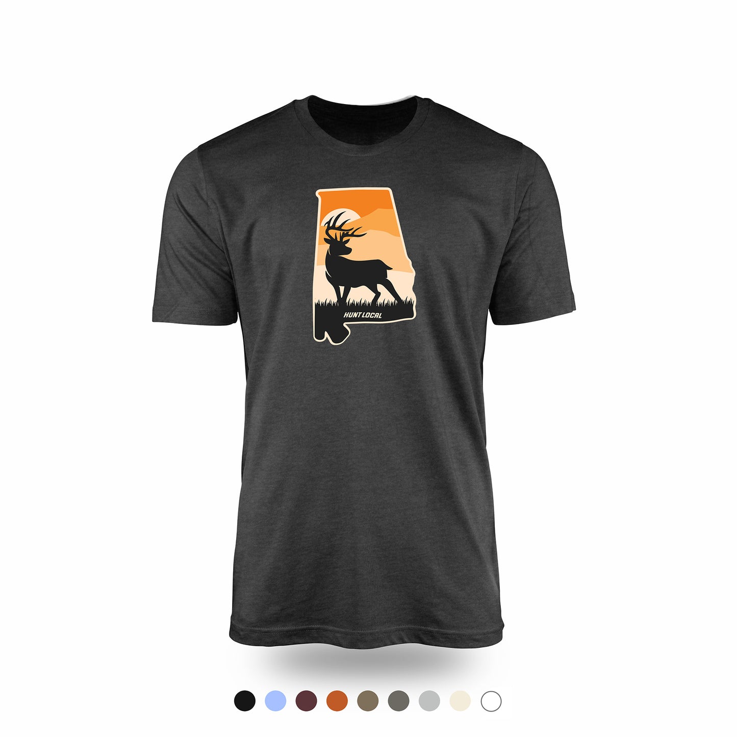 Alabama - Sunset Buck Front Tee