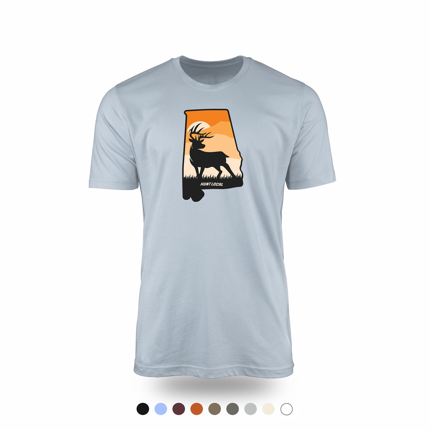 Alabama - Sunset Buck Front Tee