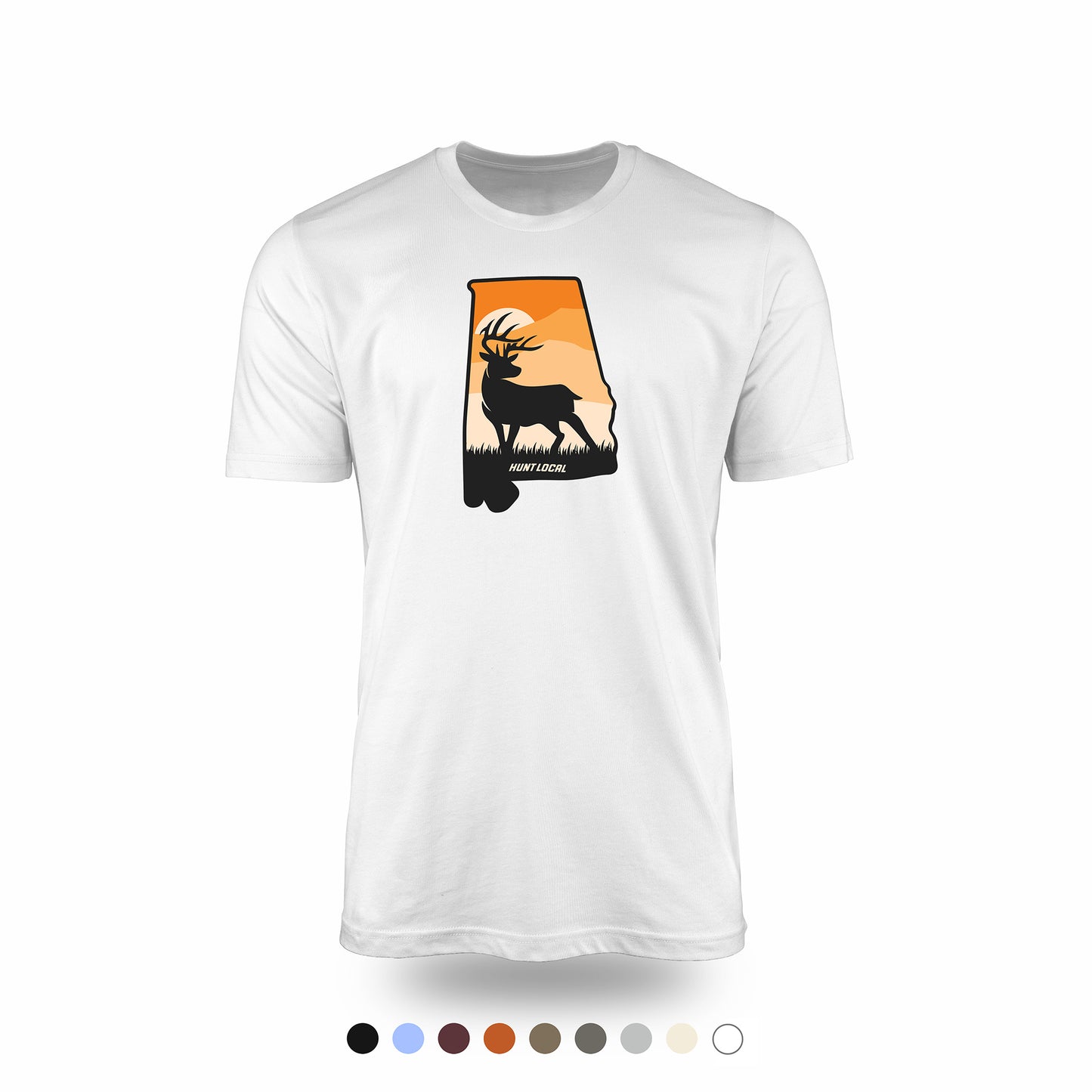 Alabama - Sunset Buck Front Tee