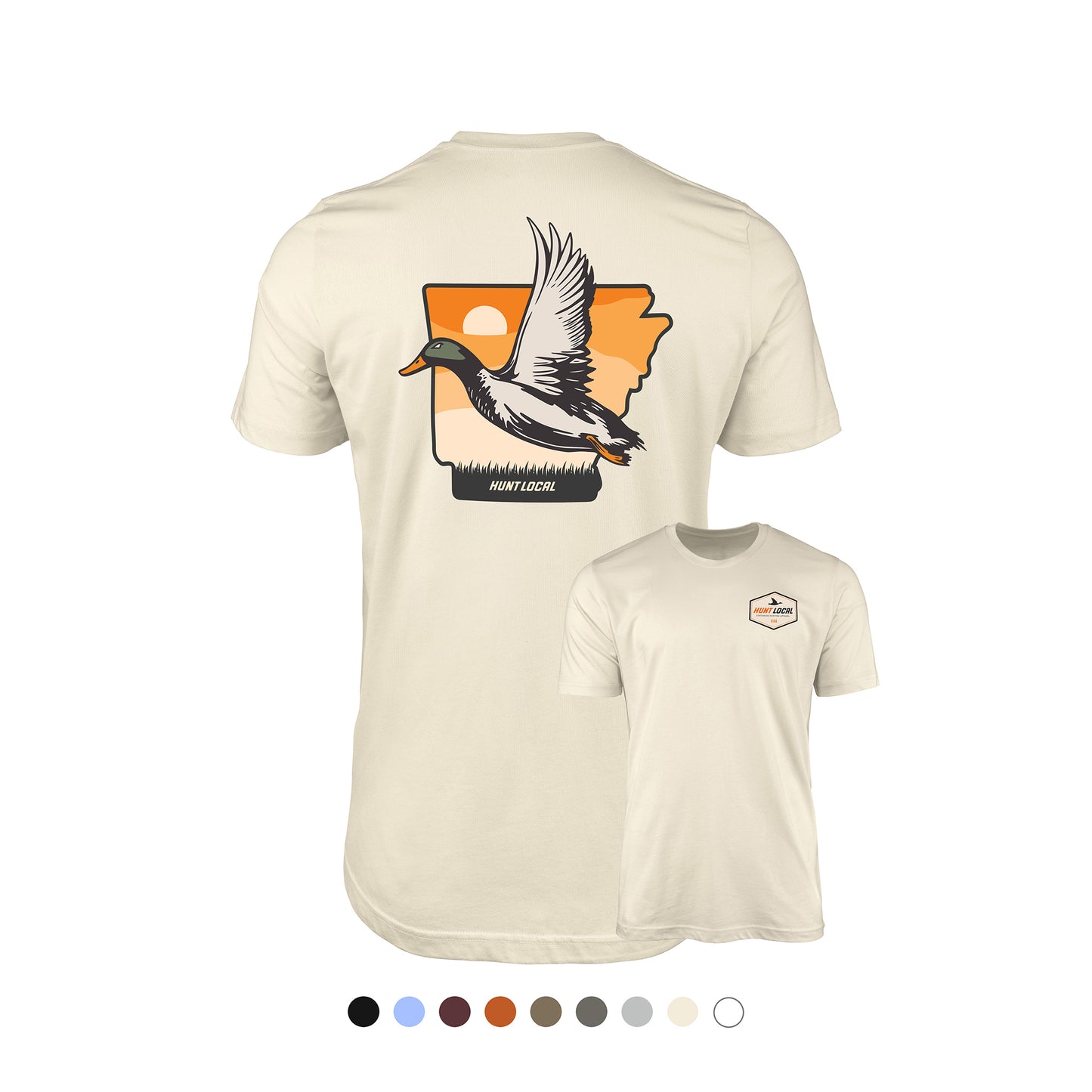 Arkansas - Hunt Local Waterfowl Tee