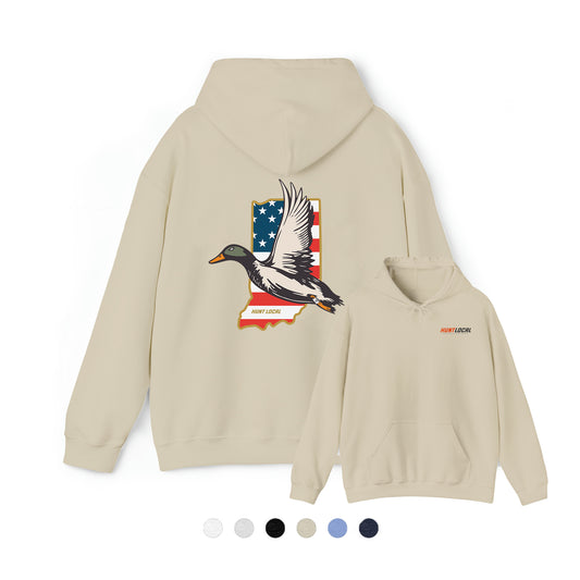 Indiana - USA Waterfowl Hoodie (back)