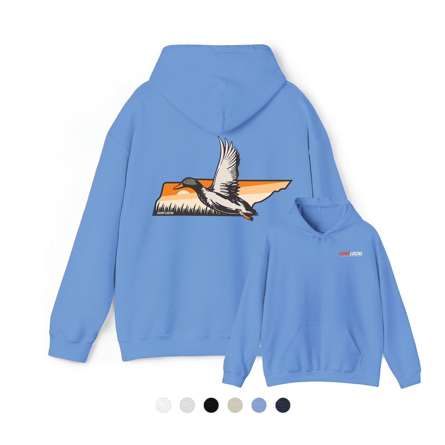 Tennessee - Sunset Waterfowl Hoodie (back)