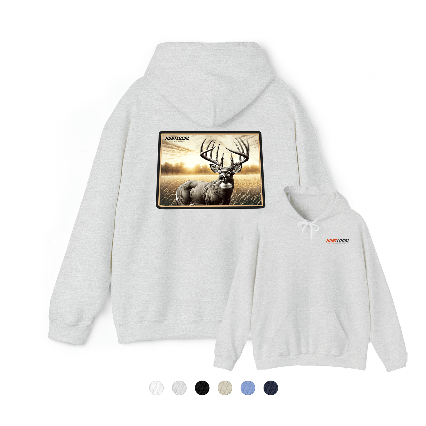 Colorado - Whitetail Buck Hoodie (back)