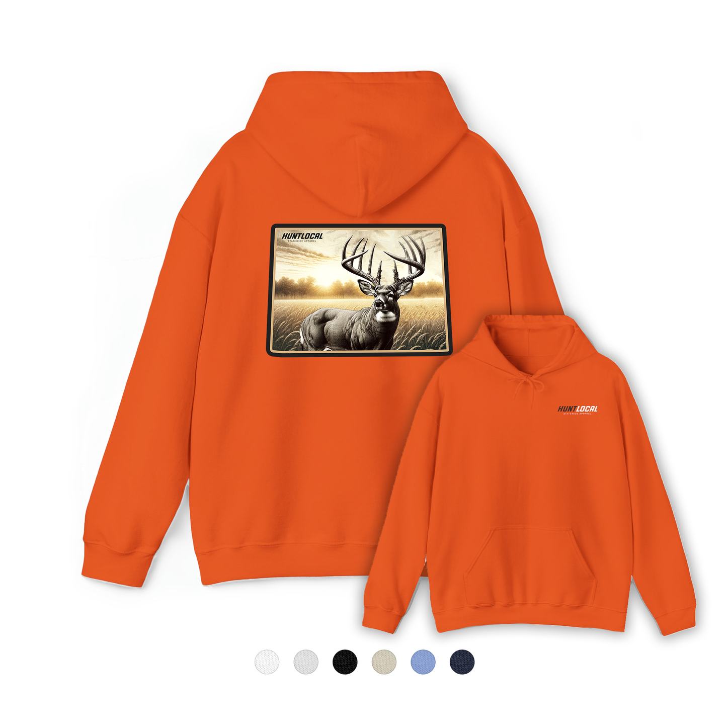 Colorado - Whitetail Buck Hoodie (back)