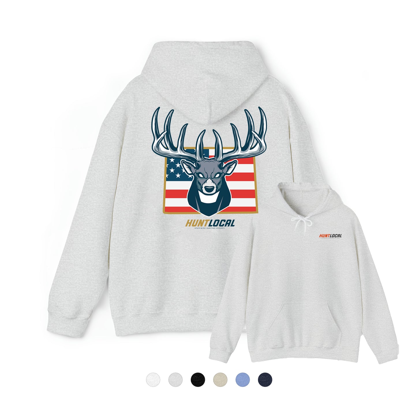 Colorado - USA Buck Hoodie (back)