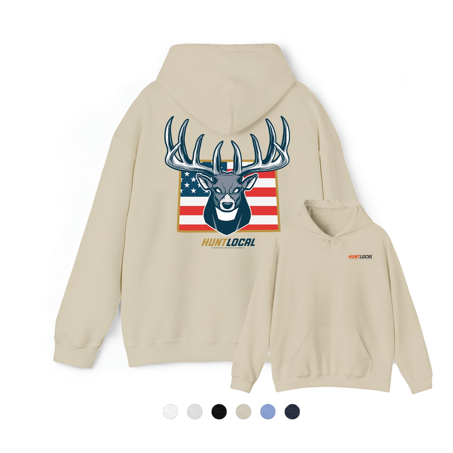 Colorado - USA Buck Hoodie (back)