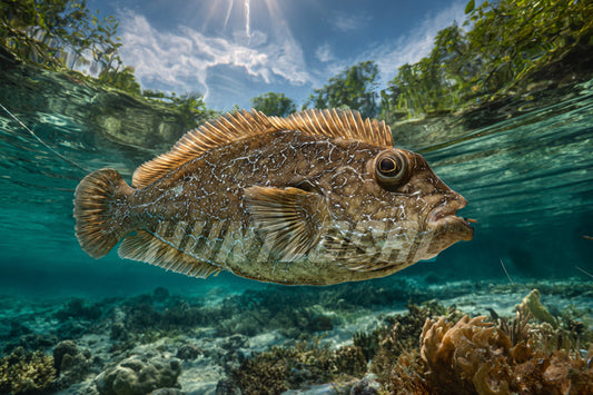 Design 228 - Flounder Custom Art