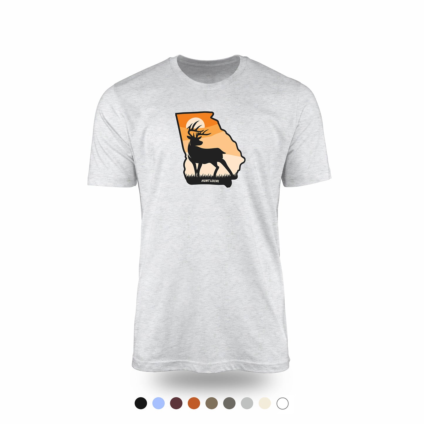 Georgia - Sunset Buck Front Tee