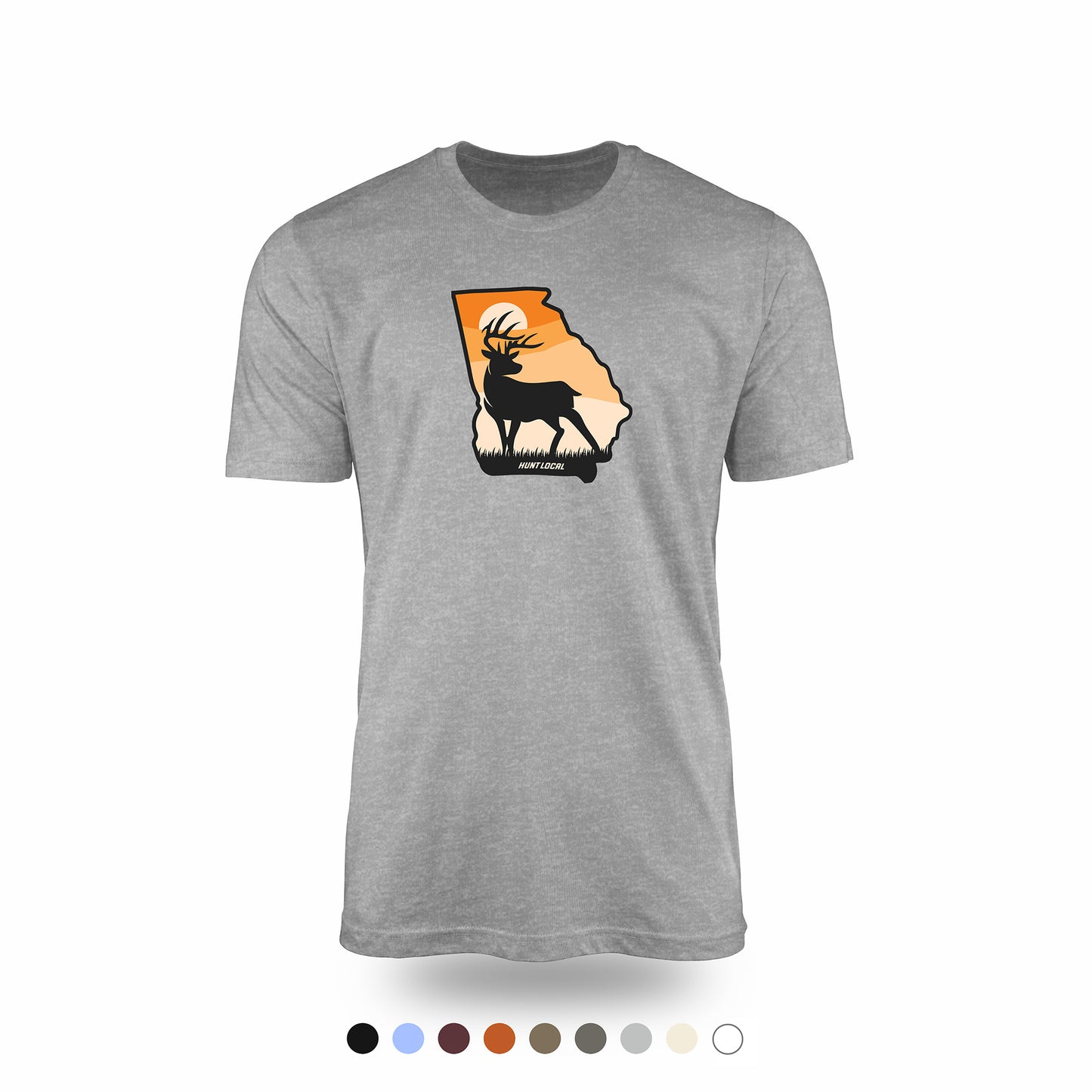 Georgia - Sunset Buck Front Tee