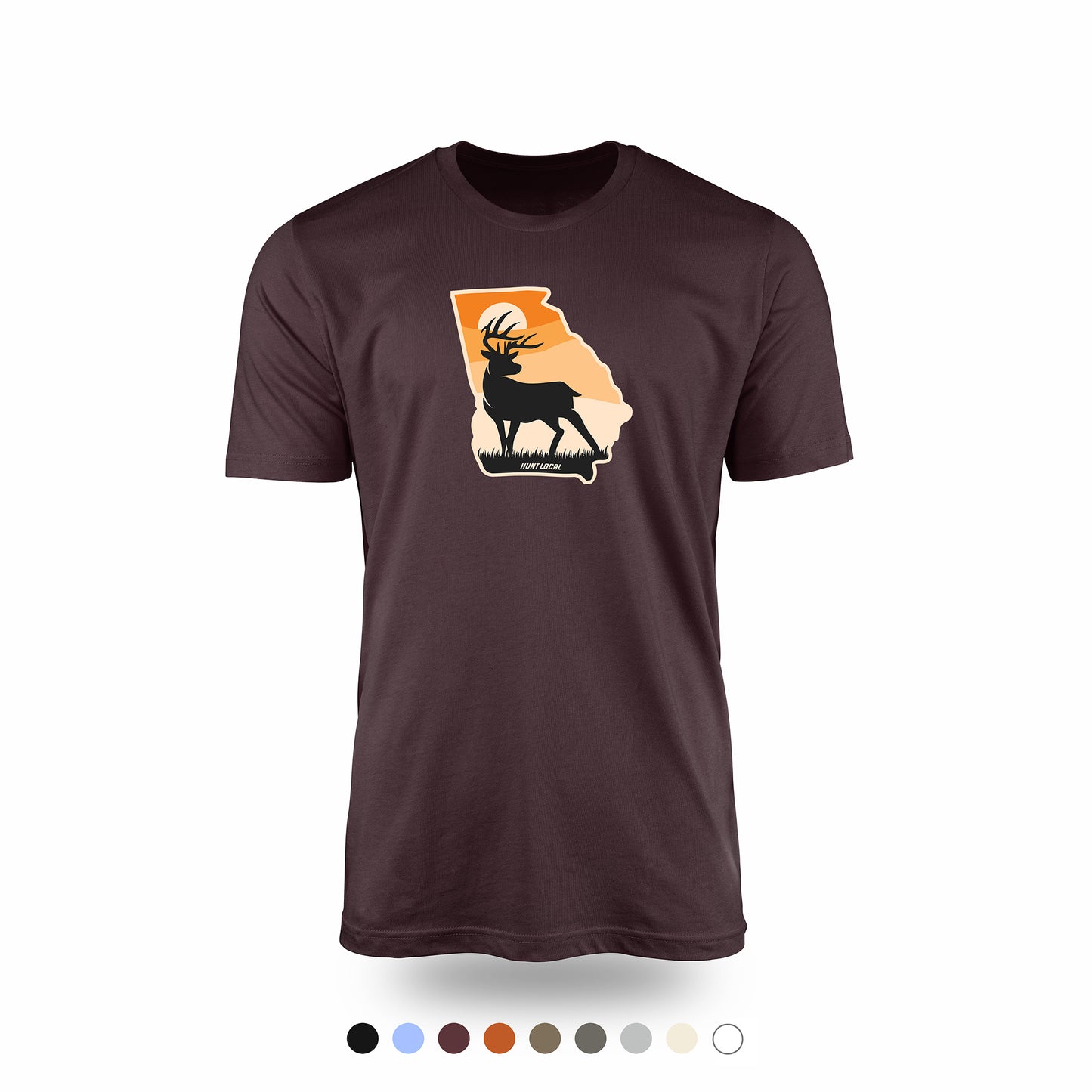 Georgia - Sunset Buck Front Tee