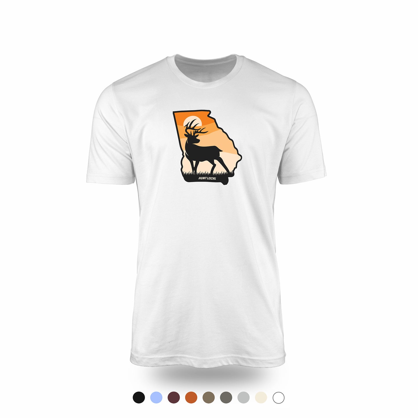 Georgia - Sunset Buck Front Tee