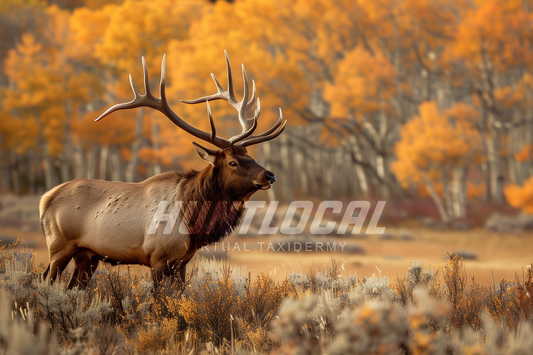 SCENE 100 - Custom Elk Art