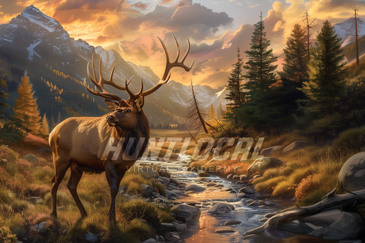 SCENE 104 - Custom Elk Art