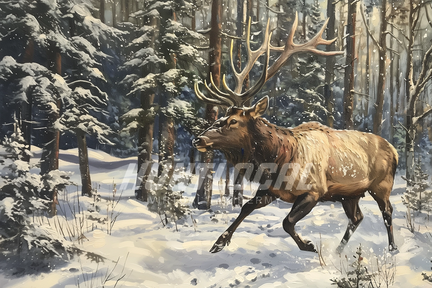 SCENE 109 - Custom Elk Art