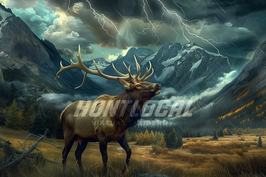 SCENE 106 - Custom Elk Art