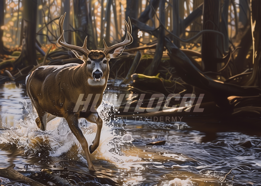 Scene 25 - Whitetail Custom Art