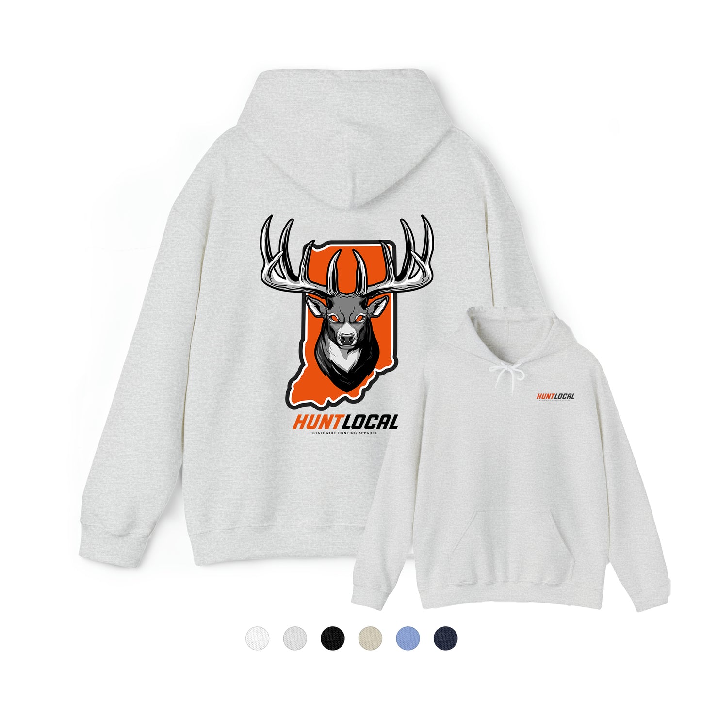 Indiana - Alpha Buck Hoodie (back)