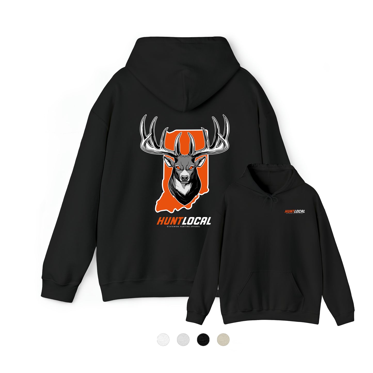 Indiana - Alpha Buck Hoodie (back)