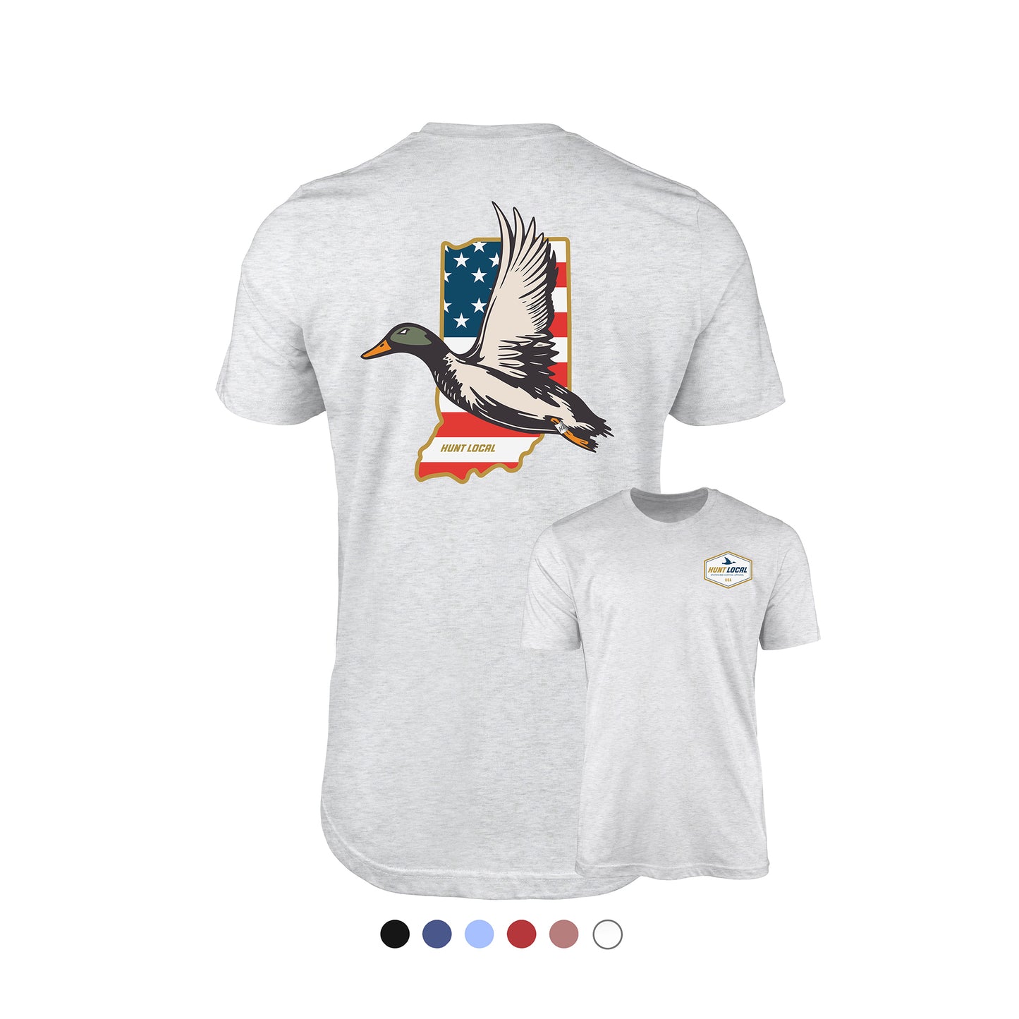 Indiana - USA Waterfowl Back Tee