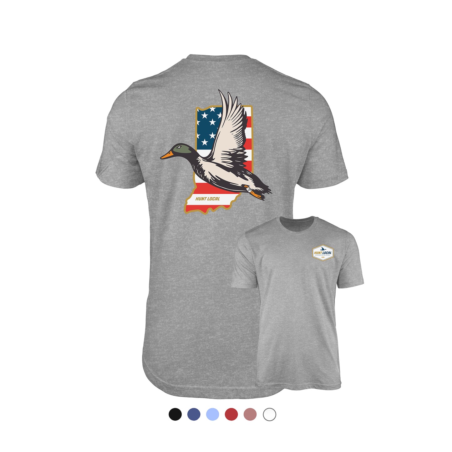 Indiana - USA Waterfowl Back Tee