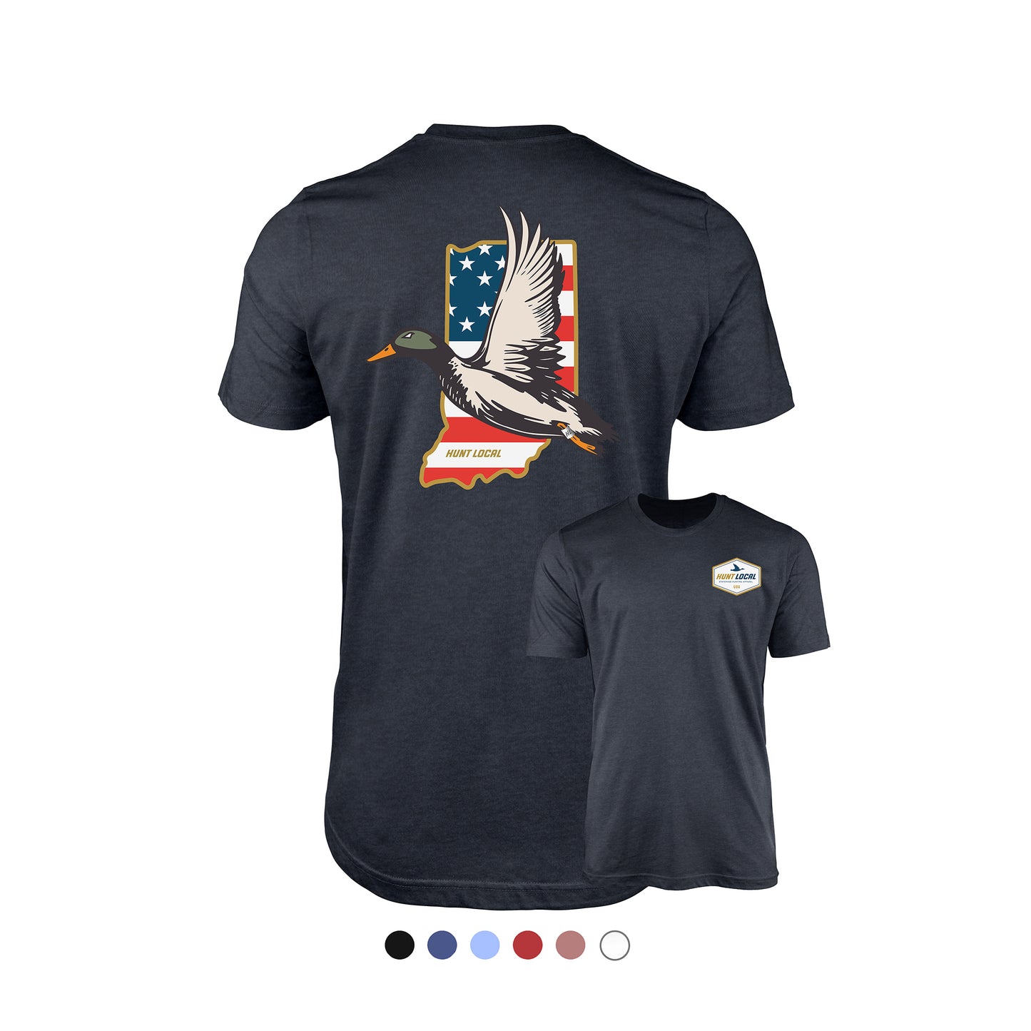 Indiana - USA Waterfowl Back Tee