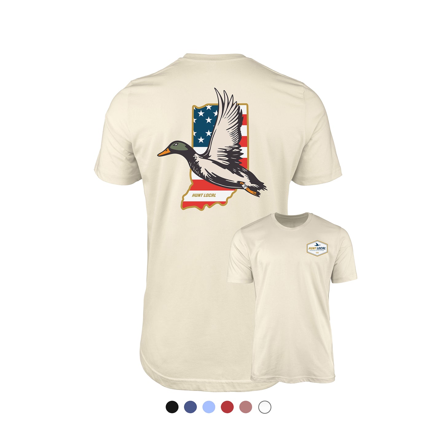 Indiana - USA Waterfowl Back Tee