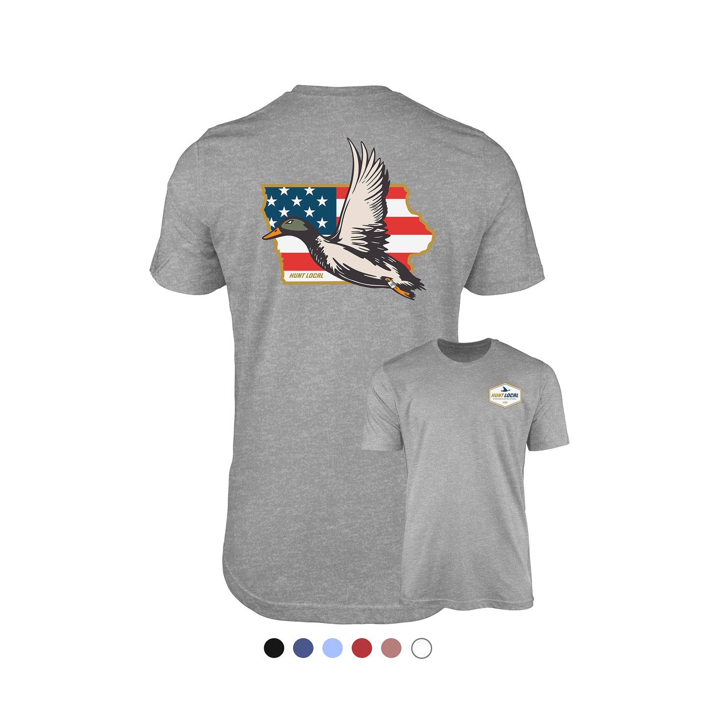 Iowa - USA Waterfowl Back Tee