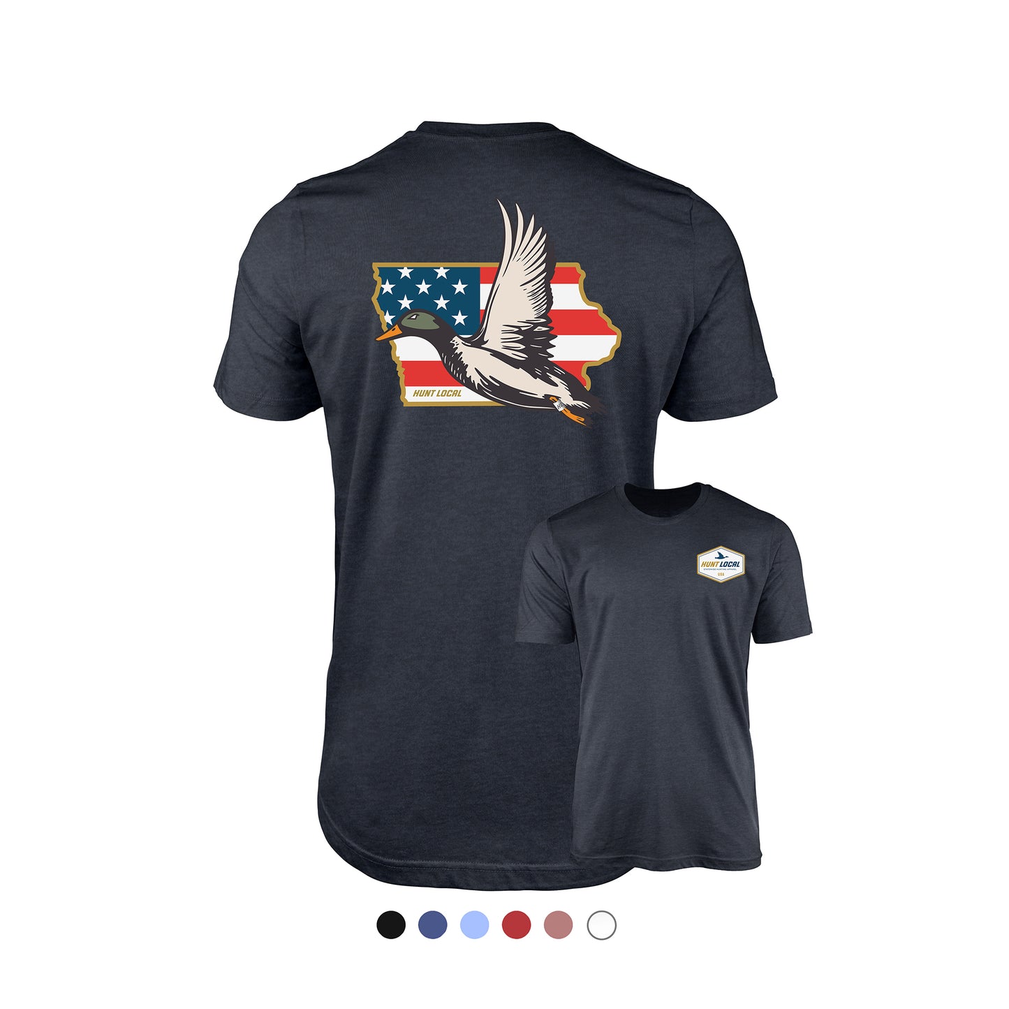 Iowa - USA Waterfowl Back Tee