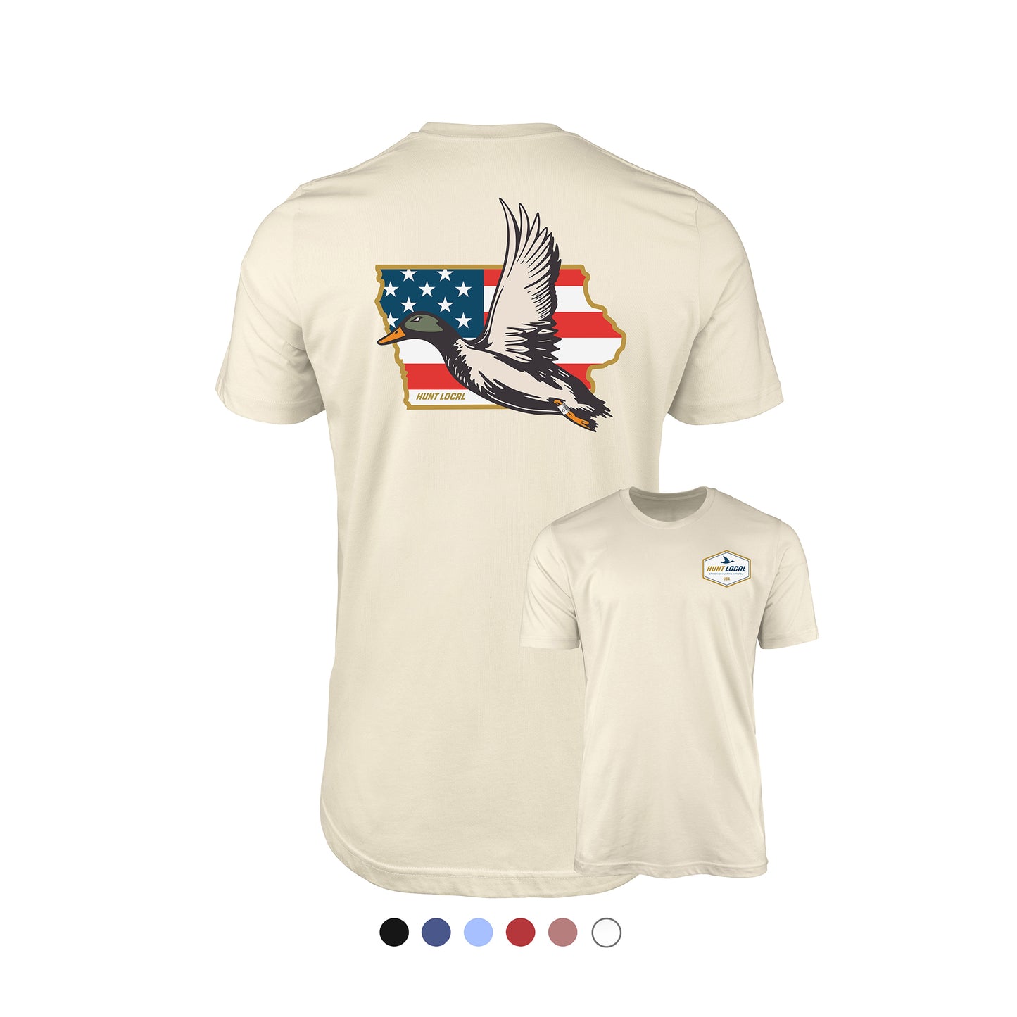 Iowa - USA Waterfowl Back Tee