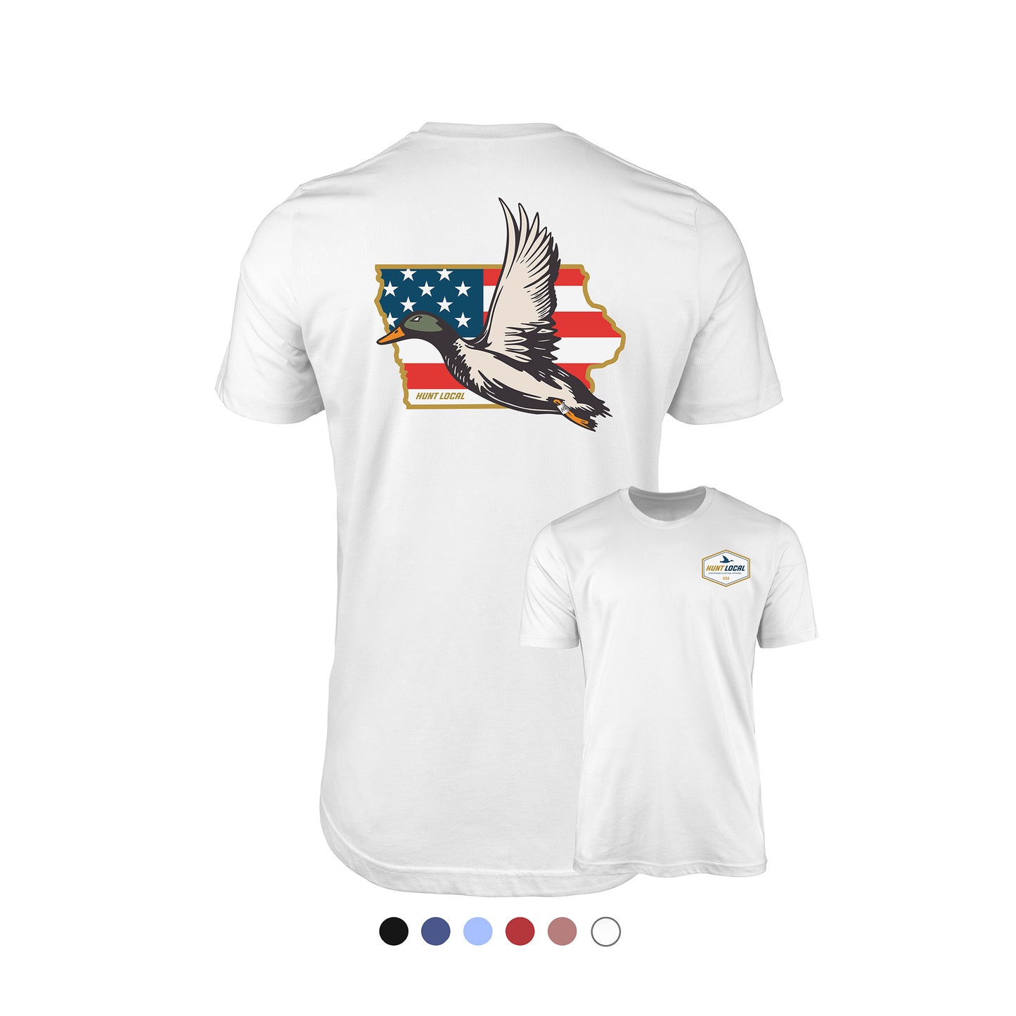 Iowa - USA Waterfowl Back Tee