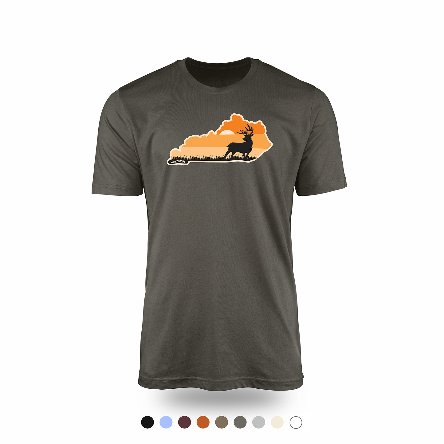 Kentucky - Sunset Buck Front Tee