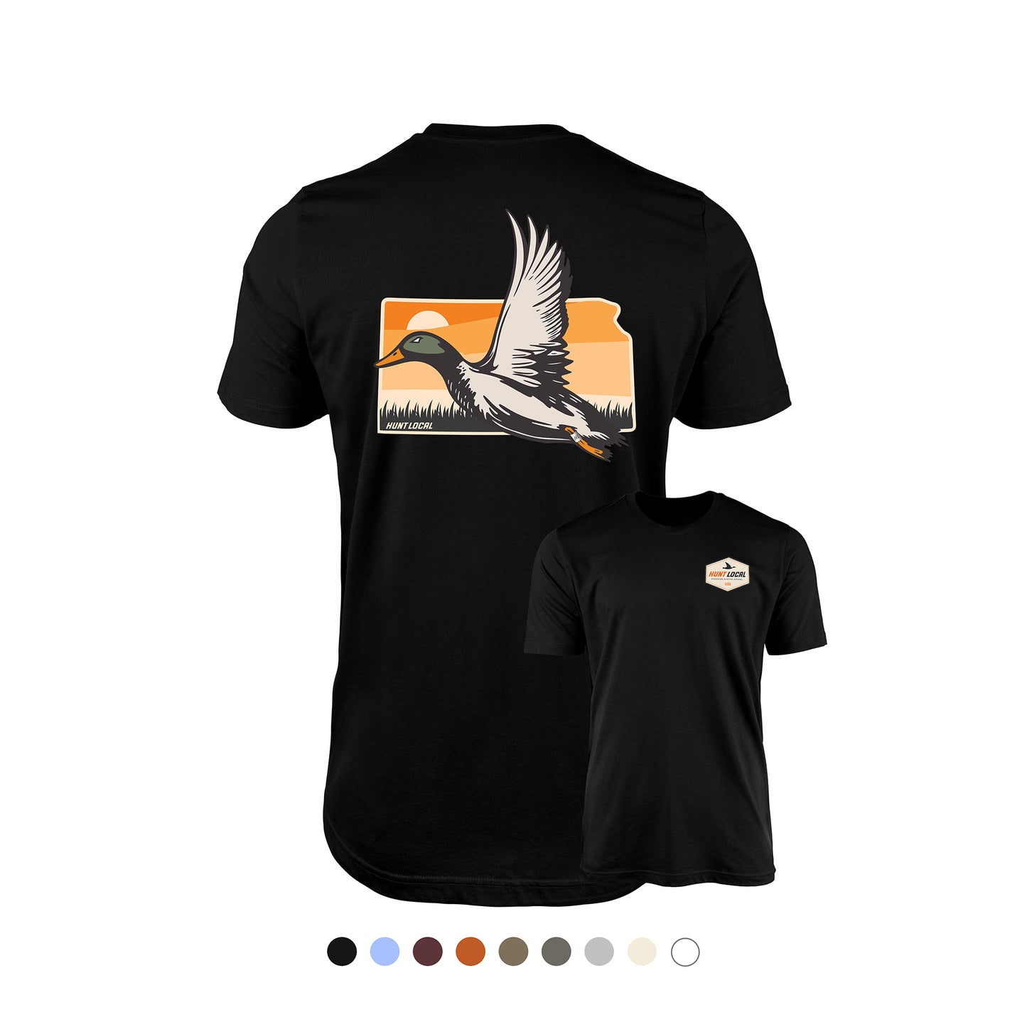 Kansas - Hunt Local Waterfowl Tee