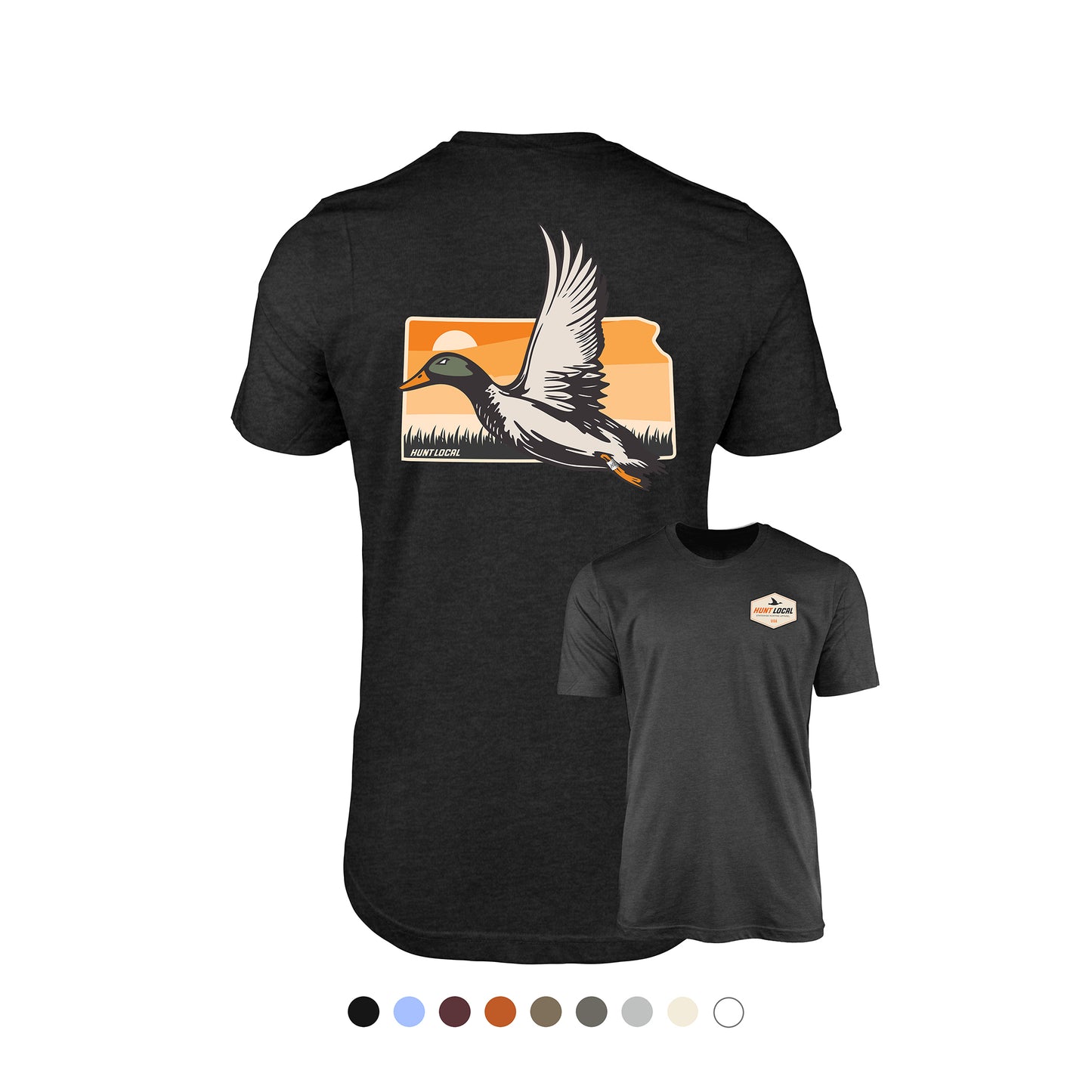 Kansas - Hunt Local Waterfowl Tee