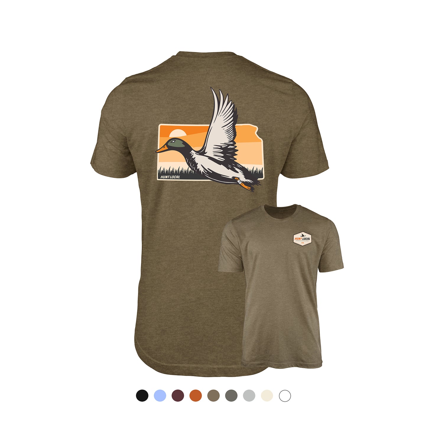 Kansas - Hunt Local Waterfowl Tee