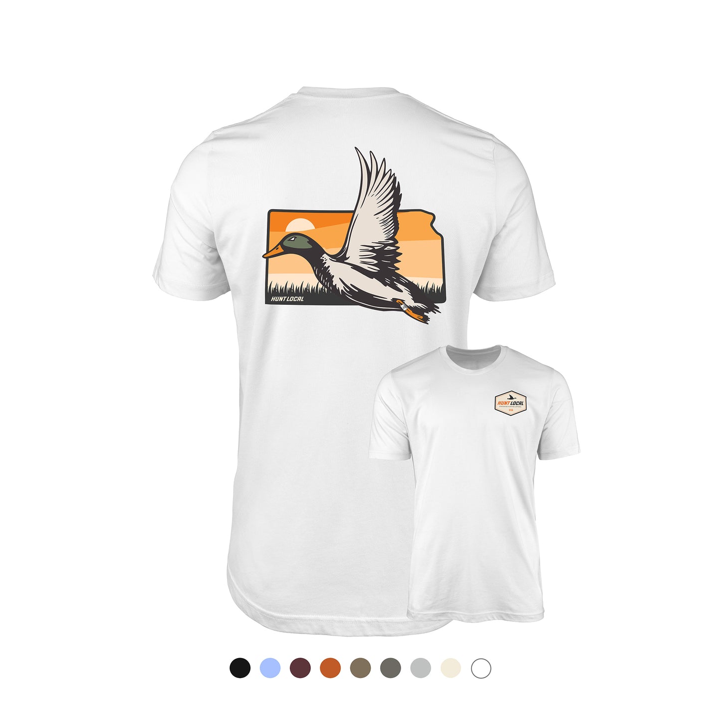 Kansas - Hunt Local Waterfowl Tee