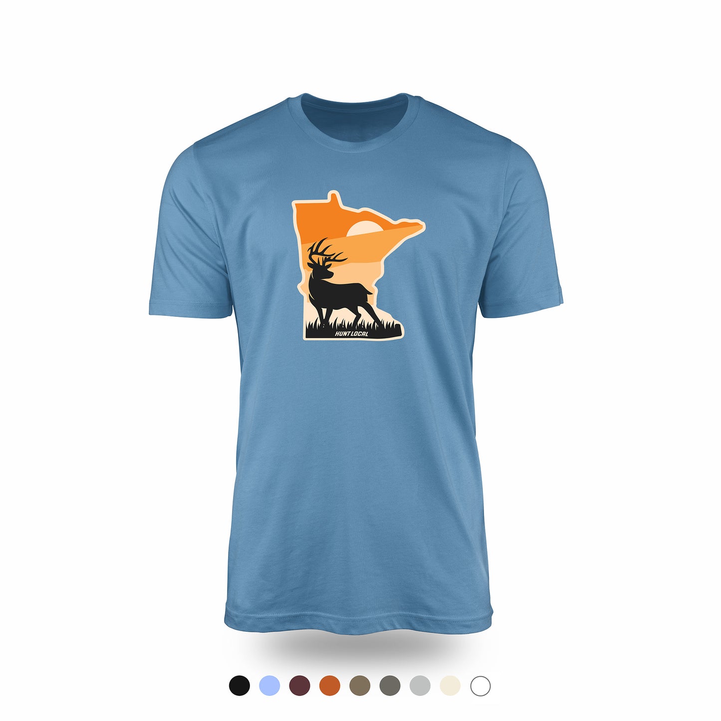 Minnesota - Sunset Buck Front Tee