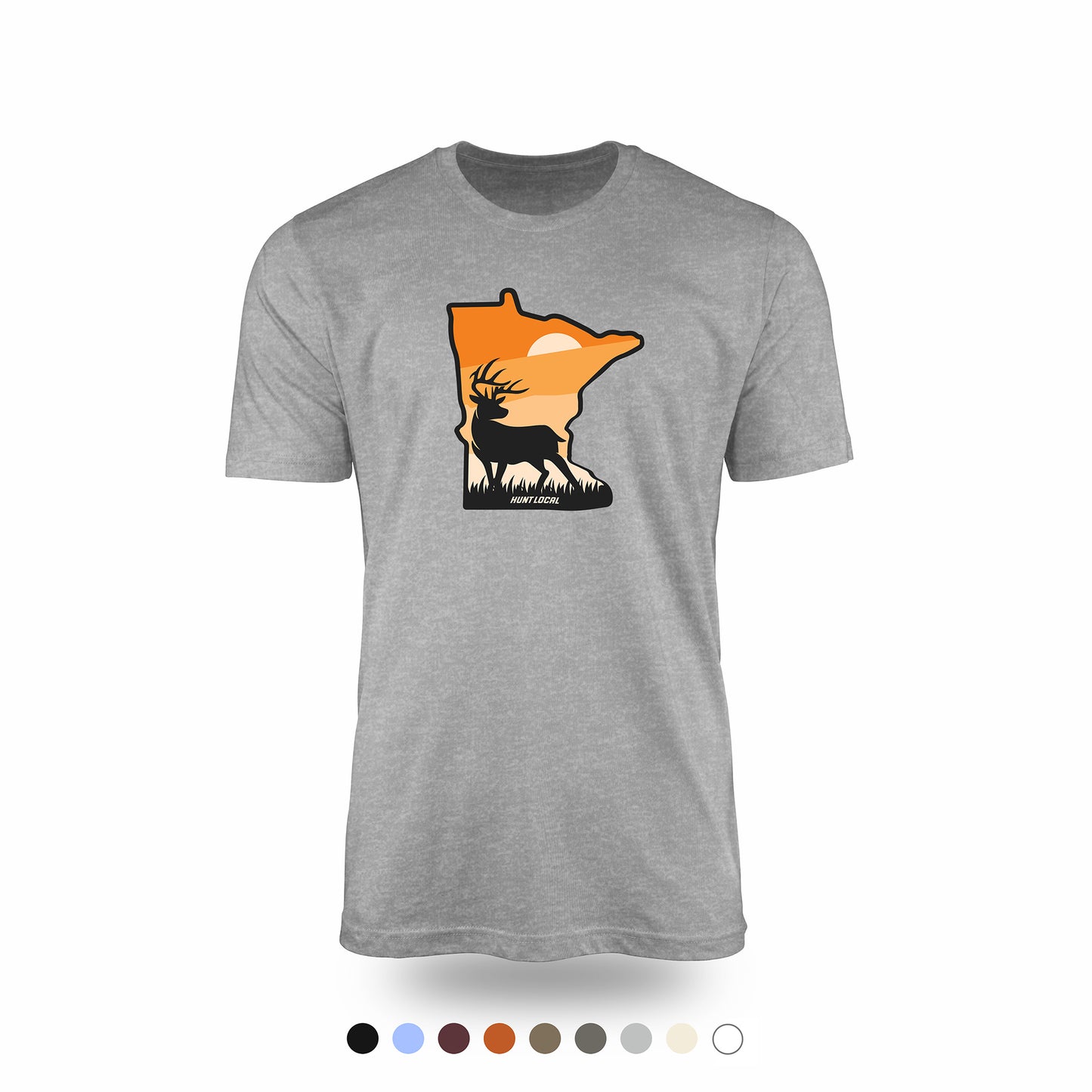 Minnesota - Sunset Buck Front Tee